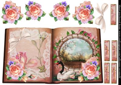 Feminine Book Card