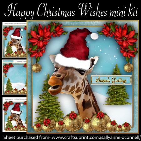 Happy Christmas Wishes Mini Kit