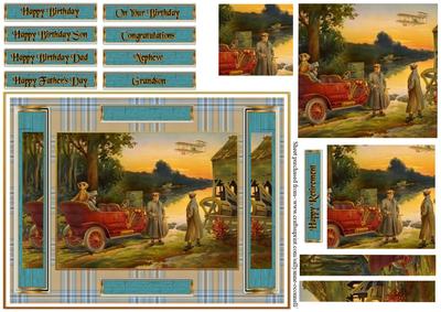 Vintage Car Scene
