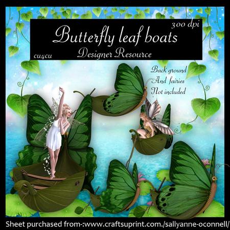 Butterfly Leaf Boats