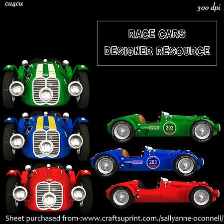 Race Cars Designer Resource