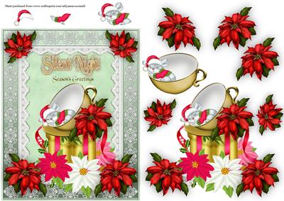 Silent Night Christmas Card