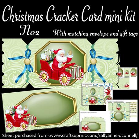 Christmas Cracker Card No2 Mini Kit