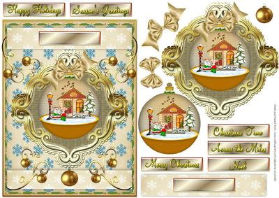 Christmas Time in Gold