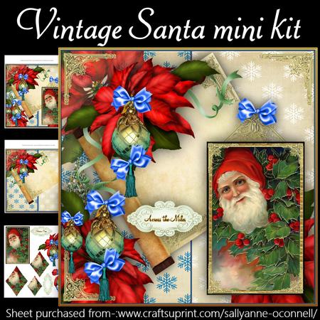 Vintage Santa Mini Kit