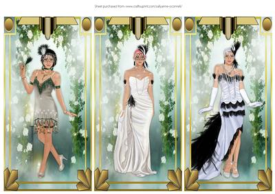 3 Ladies Card Toppers