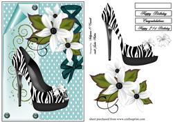 Female Shoe Card