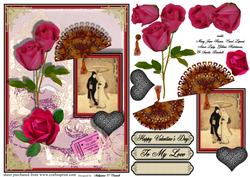 Valentine's Day Card Oriental