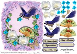 Female Birthday Card or Special Occasion