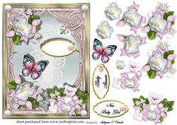 New Baby Girl or Baby Shower