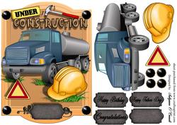 Under Construction Male Card