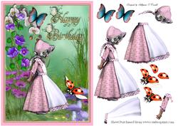 Little Girl Card