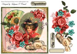 Female Birthday Card or Special Occasion