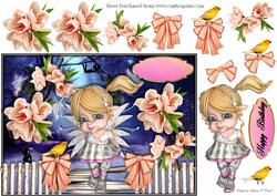 Little Girl Card