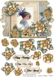 Female Birthday Card or Special Occasion