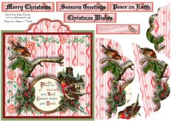 Robin Christmas Card
