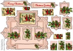 Lovely Holly Christmas Card