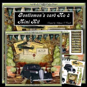 Gentlemen's Card Mini Kit No 3