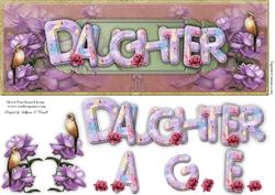Large Dl Name Card Daughter