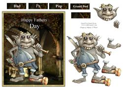 Cute Fathers Day Card for Dad