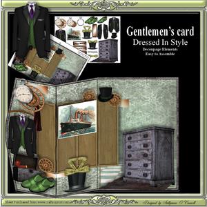 Gentlemen's Card, Dressed in Style