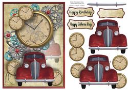 Car O'clock Male Card
