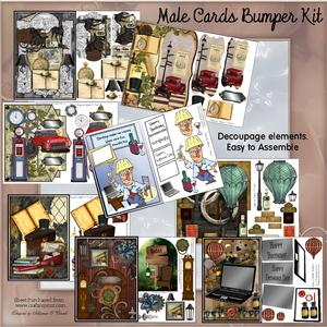 Male Card Toppers Bumper Kit