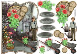 Garden Time Male Card