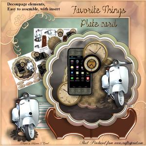 Favorite Things Plate Card Mini Kit