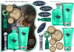Aftershave Time Male Card