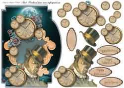 A Fine Time Male Card
