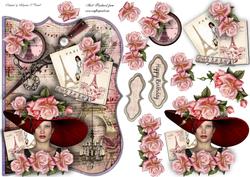Shabby Chic Female Card