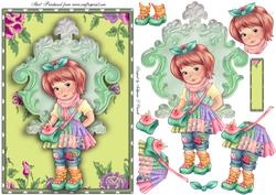 Madeline Little Girls Card