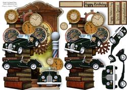 Cars O'clock.2 Male Card