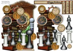 Chess O'clock.2 Male Card