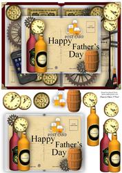 Happy Father's Day Book Card