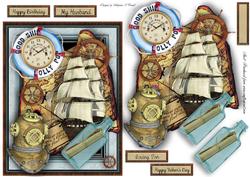 Smooth Sailing Male Card