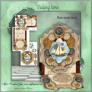 Sailing Time Mini Kit Easel