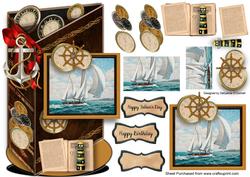Sailing Journal Male Card