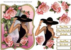 Strike a Pose Female Card
