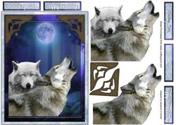 Wolves Male Card