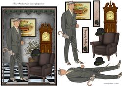 Gentlemen's Lounge Male Card