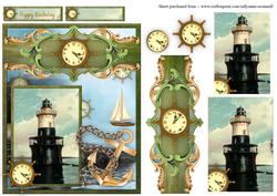 Light House Male Card