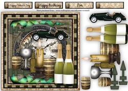 Time Works Male Card