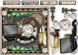 Metal Works Male Card