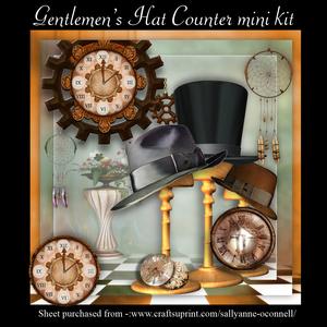 Gentlemen's Hat Counter Mini Kit
