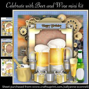 Celebrate with Beer and Wine Mini Kit