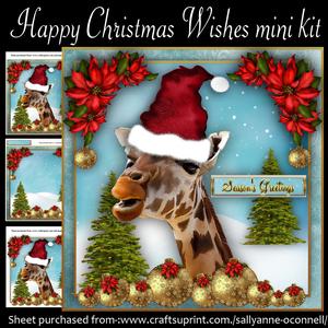 Happy Christmas Wishes Mini Kit