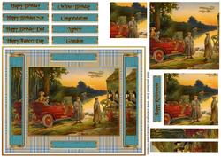 Vintage Car Scene