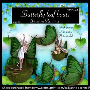 Butterfly Leaf Boats